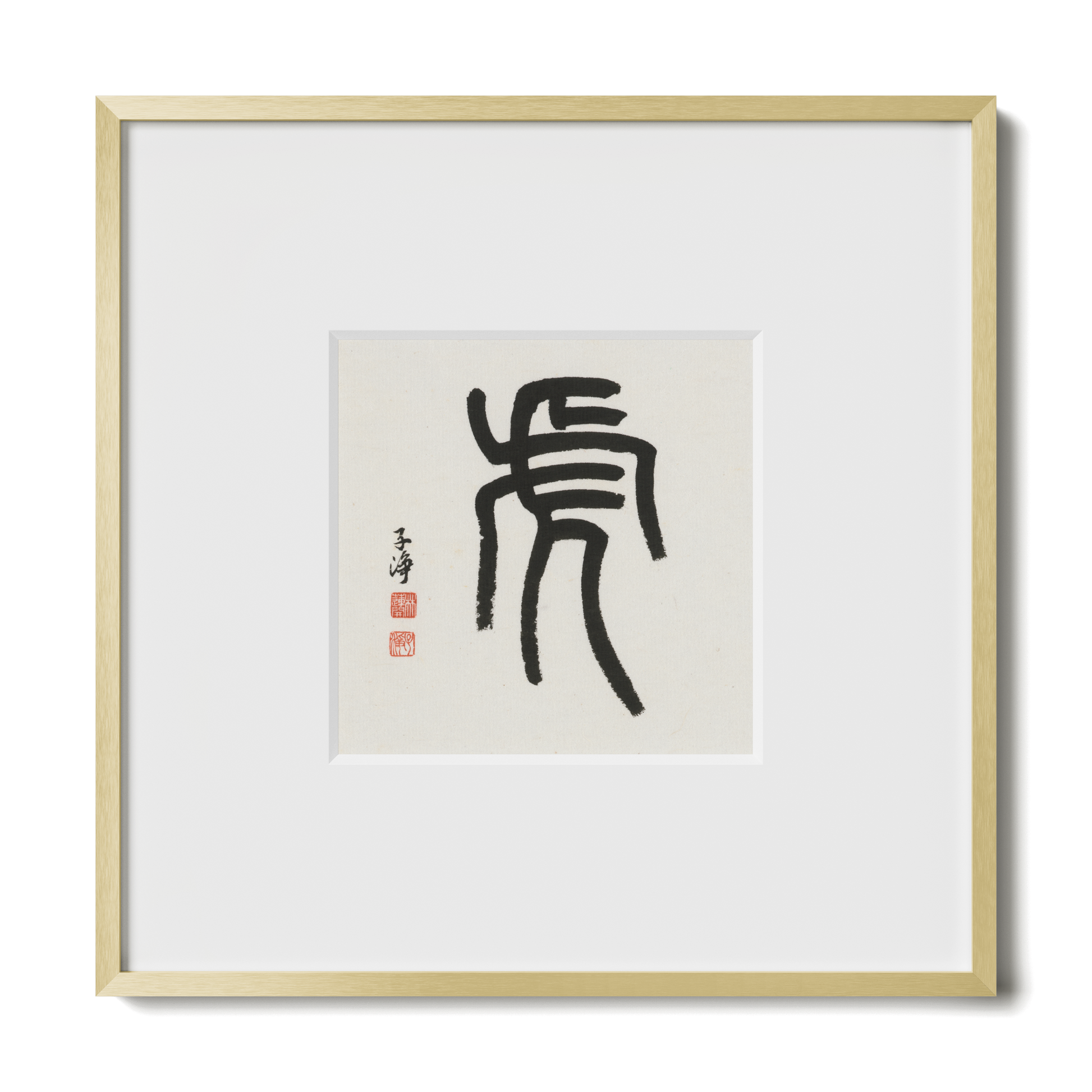 Thumbnail Label: 10X10" Gold Premium Metal | Gallery Source: Transparent