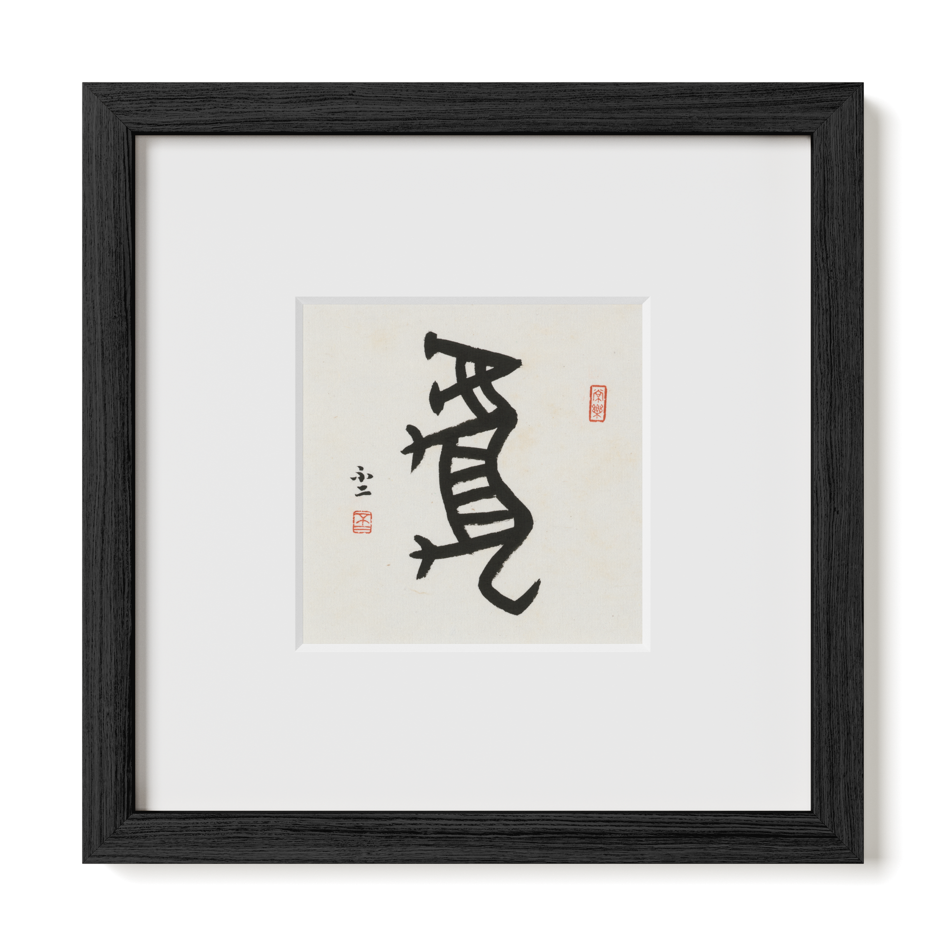 Thumbnail Label: 10X10" Black Premium Oak | Gallery Source: Transparent