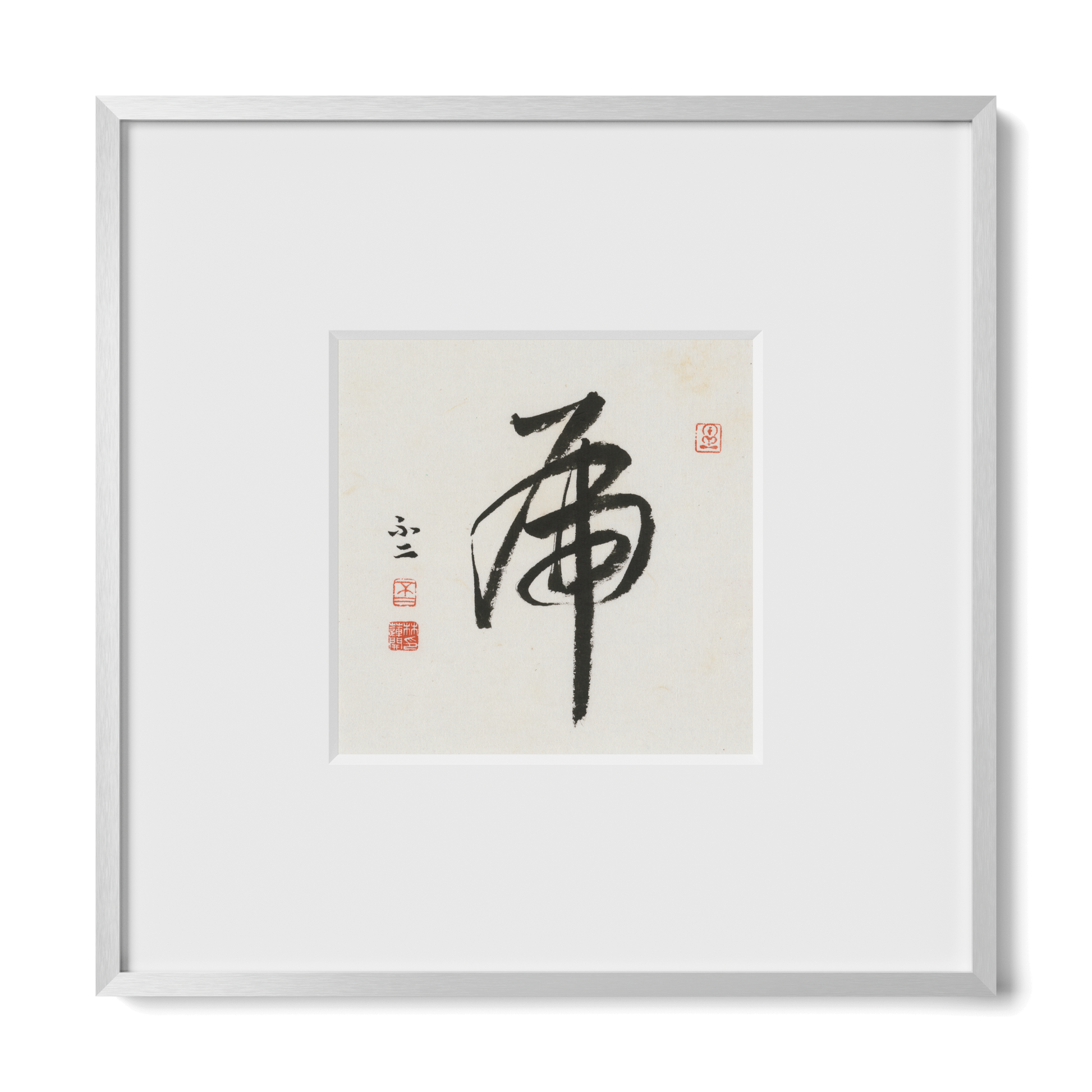 Thumbnail Label: 10X10" Silver Premium Metal | Gallery Source: Transparent