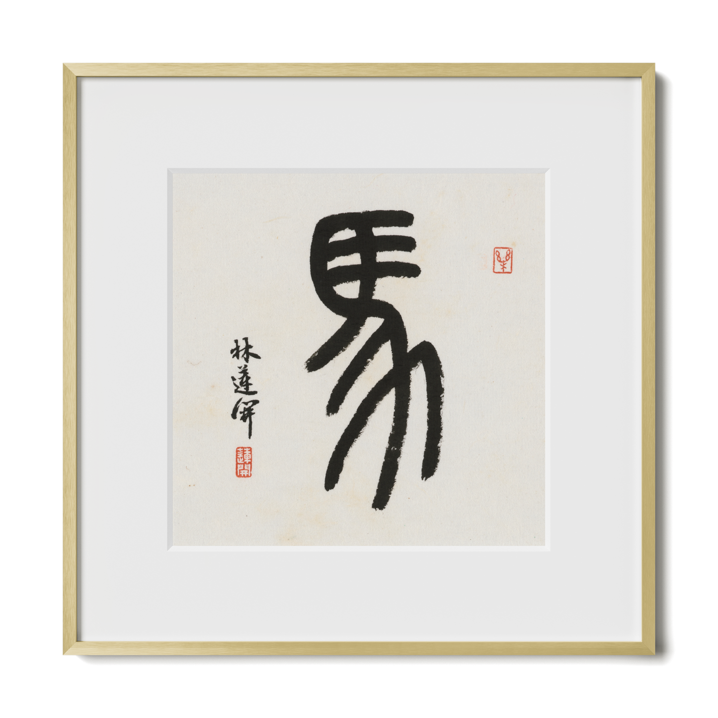 Thumbnail Label: 12X12" Gold Premium Metal | Gallery Source: Transparent