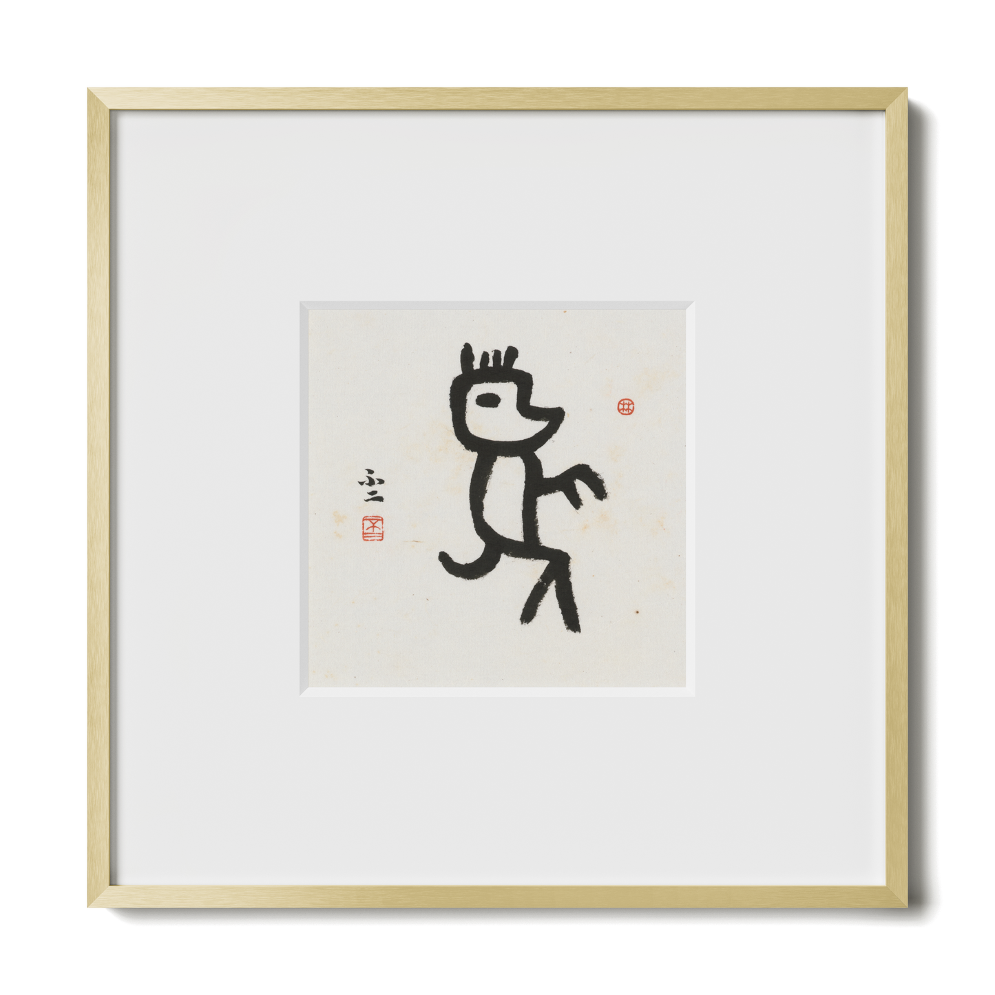 Thumbnail Label: 10X10" Gold Premium Metal | Gallery Source: Transparent