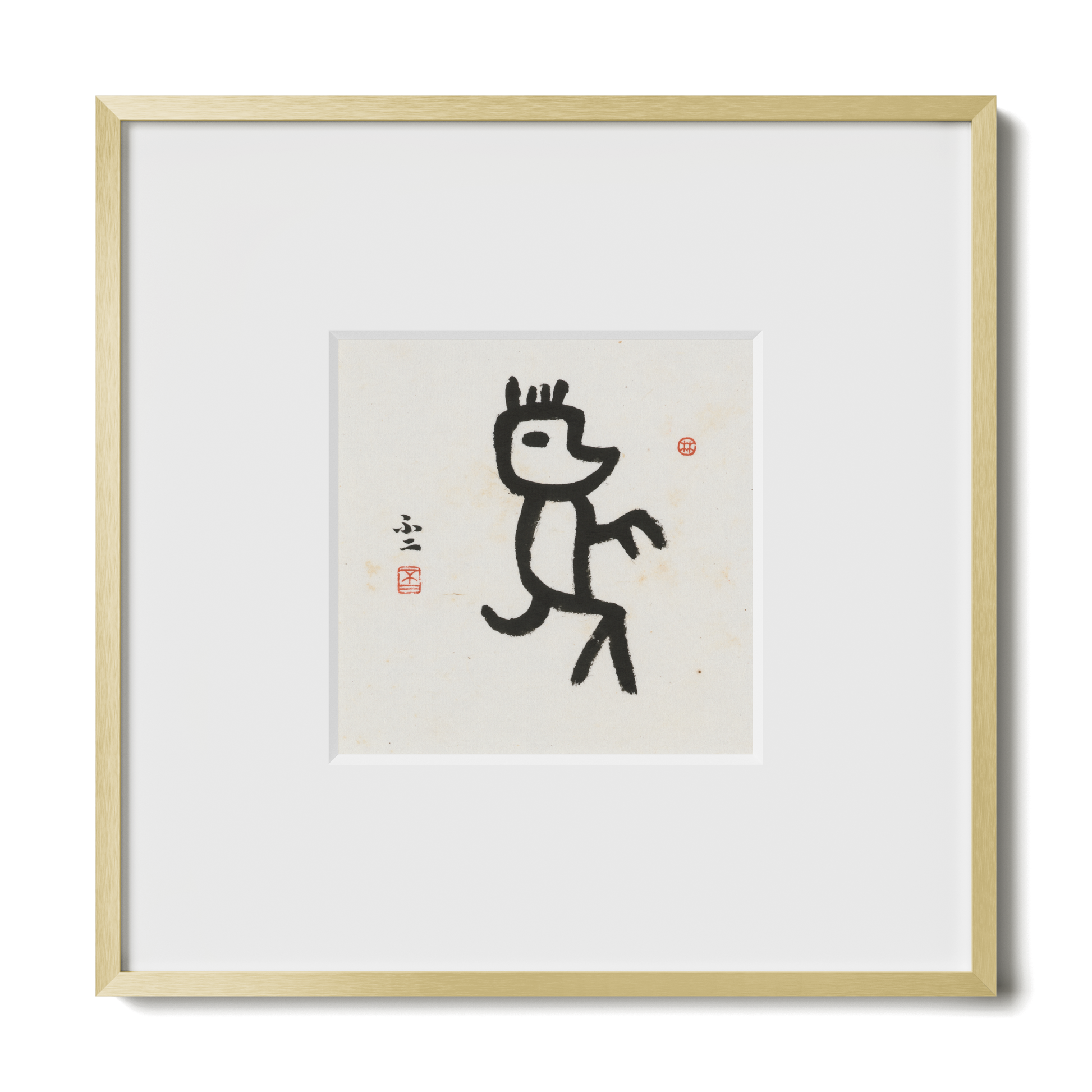 Thumbnail Label: 10X10" Gold Premium Metal | Gallery Source: Transparent