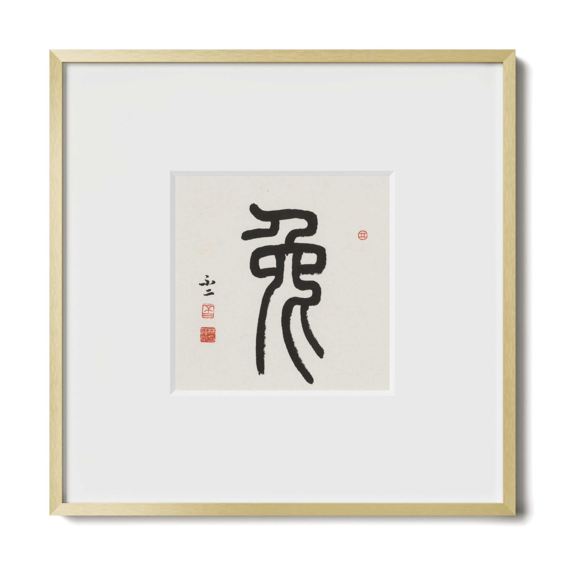 Thumbnail Label: 10X10" Gold Premium Metal | Gallery Source: Transparent