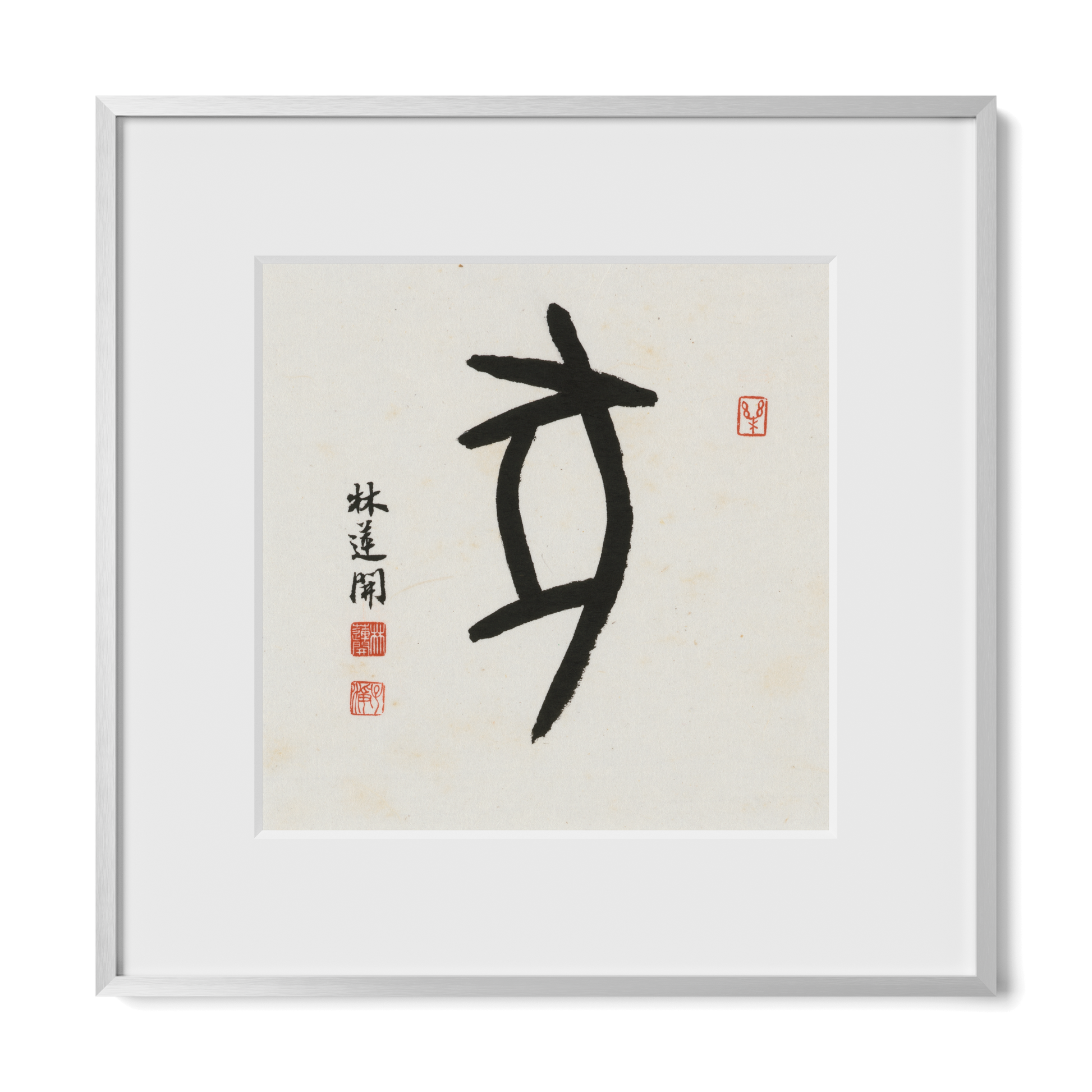 Thumbnail Label: 12X12" Silver Premium Metal | Gallery Source: Transparent