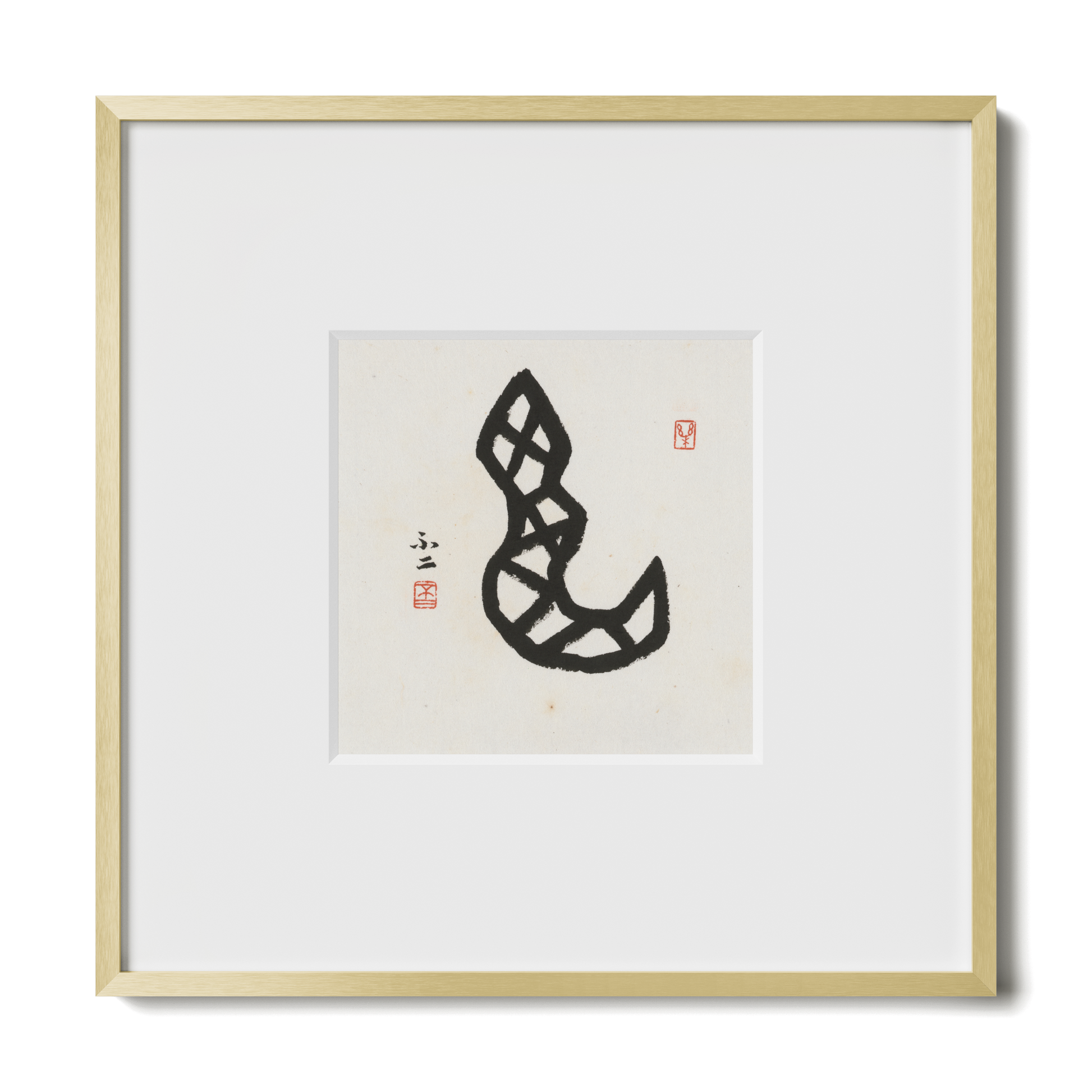 Thumbnail Label: 10X10" Gold Premium Metal | Gallery Source: Transparent