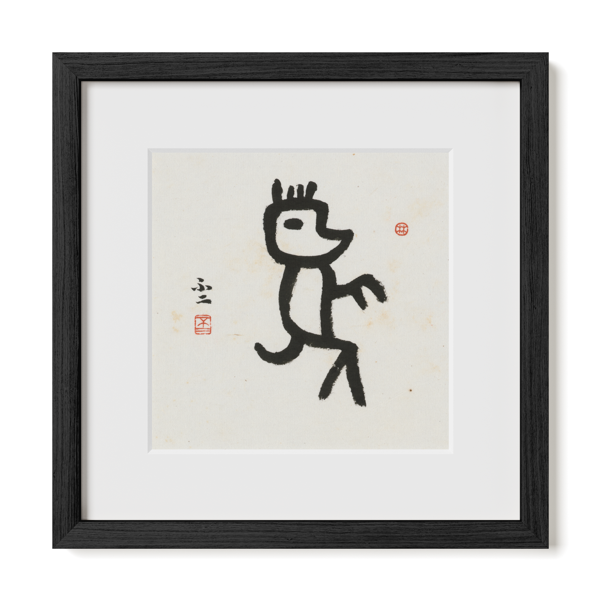 Thumbnail Label: 12X12" Black Premium Oak | Gallery Source: Transparent
