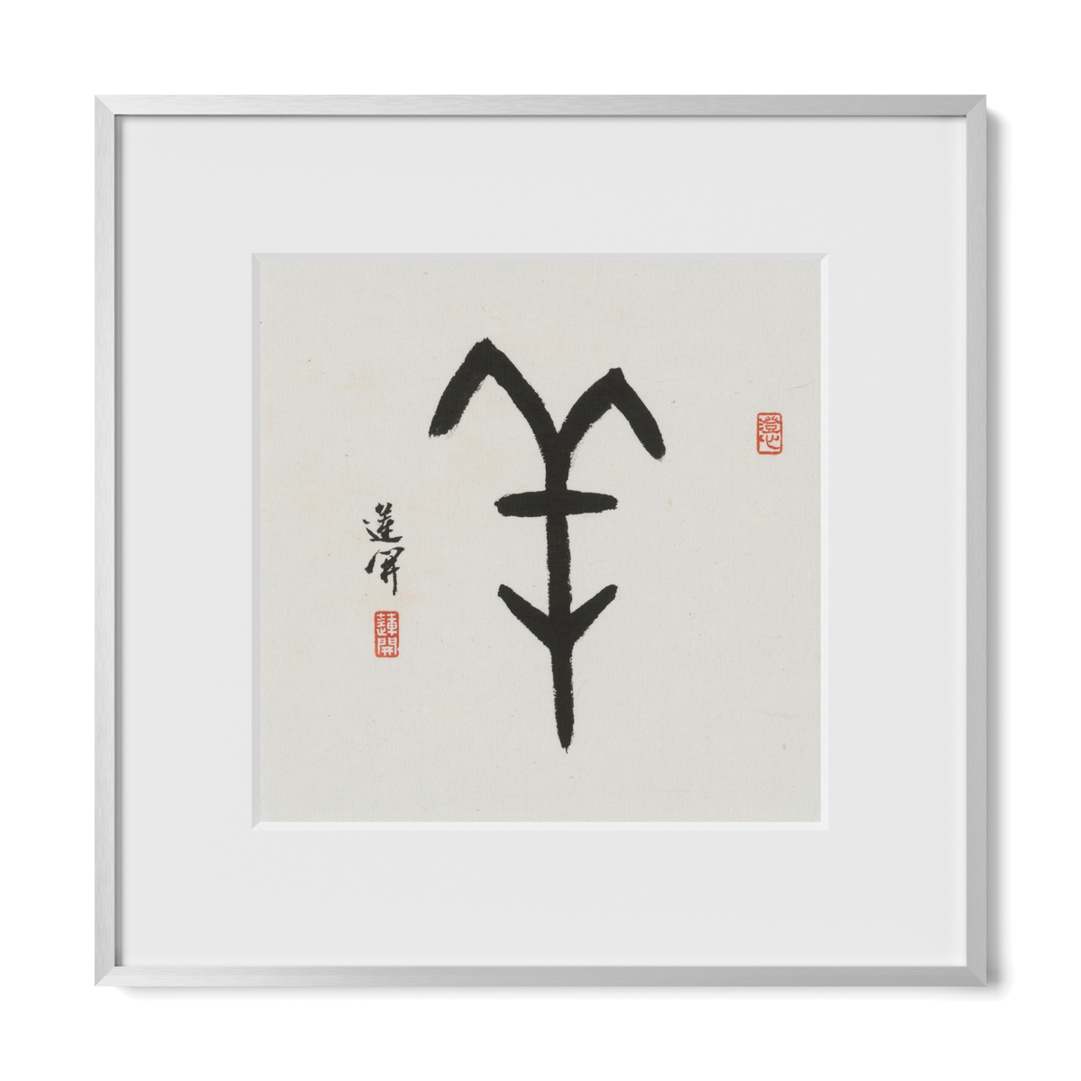 goat-oracle-12x12-premium-silver-metal