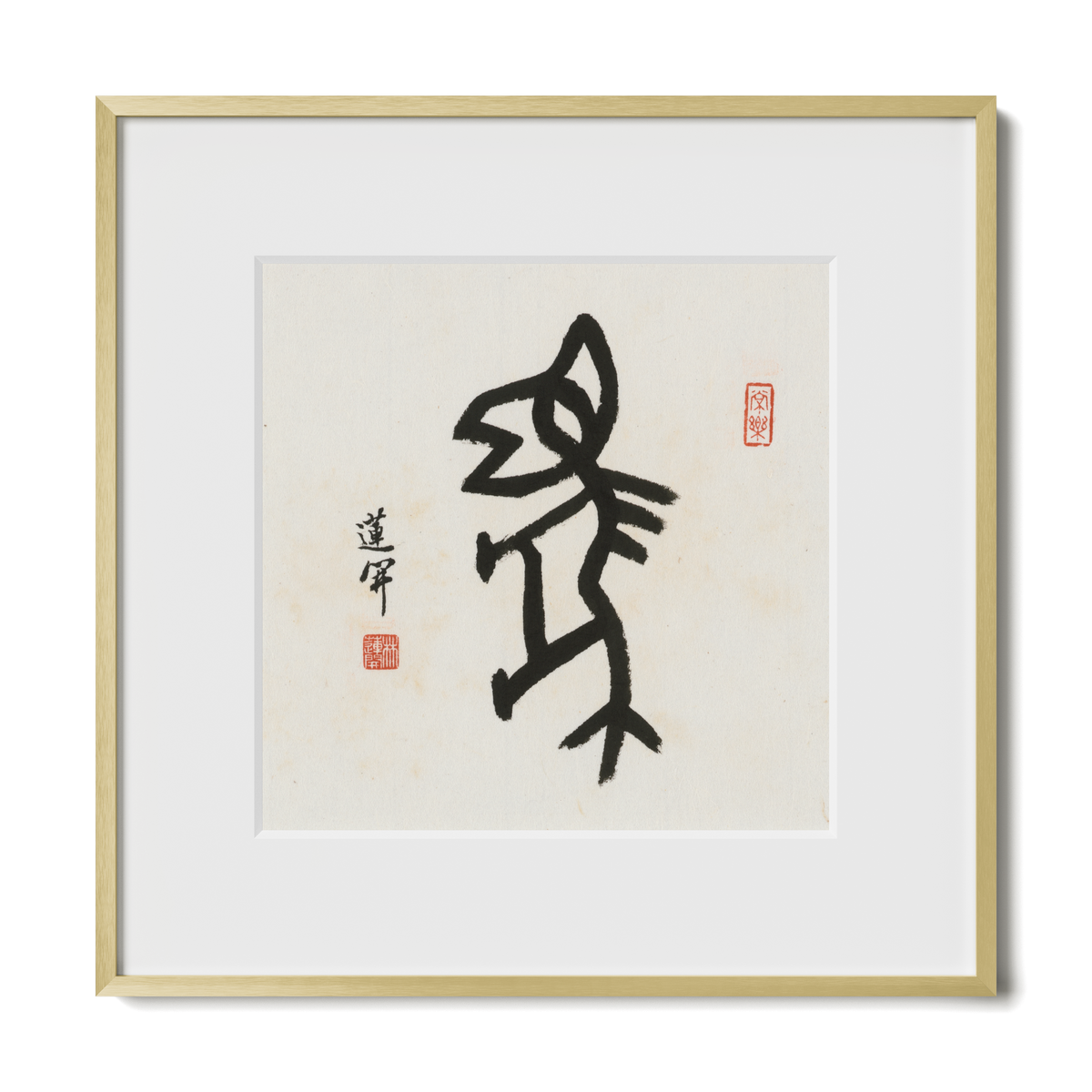 horse-oracle-12x12-premium-gold-metal