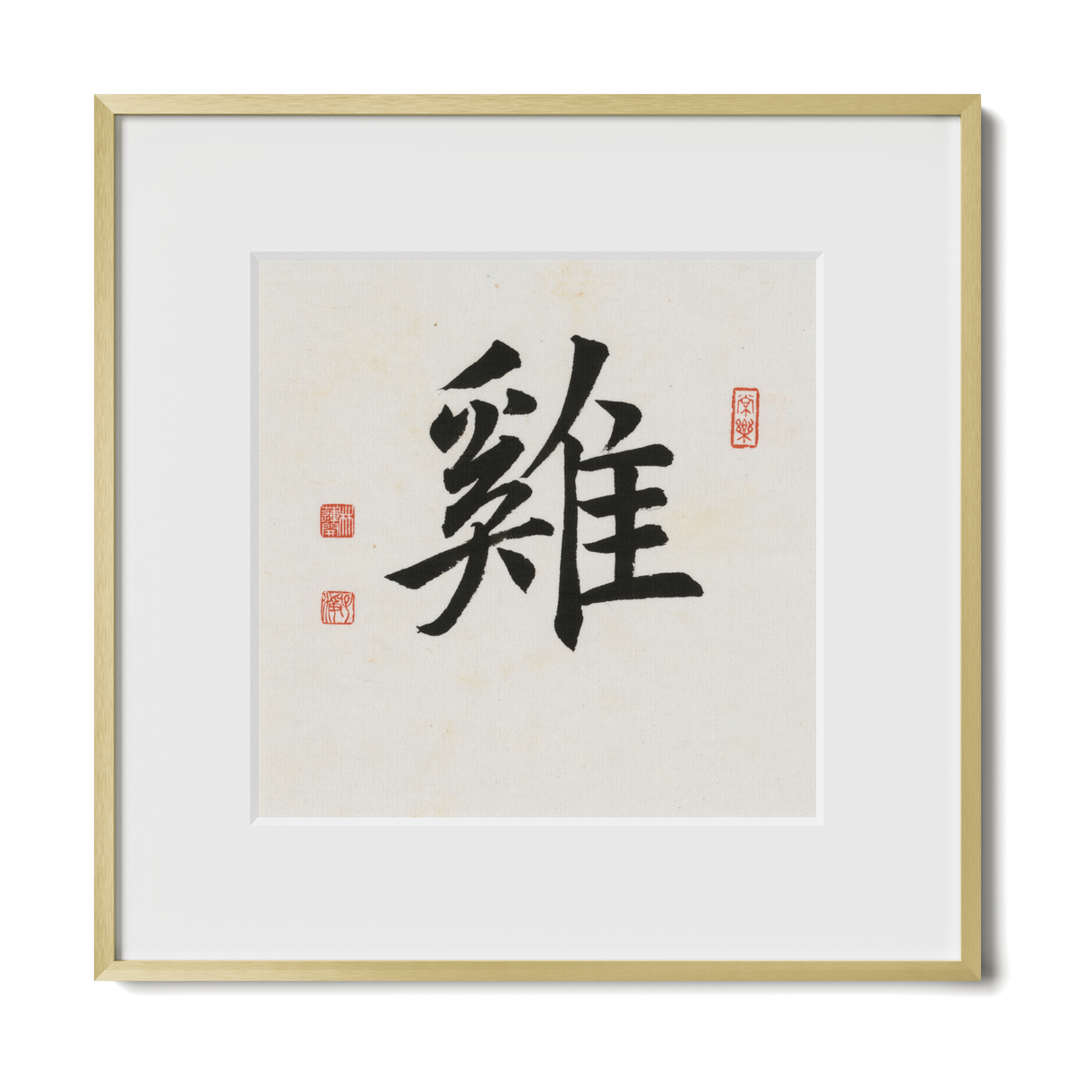 rooster-regular-12x12-premium-gold-metal