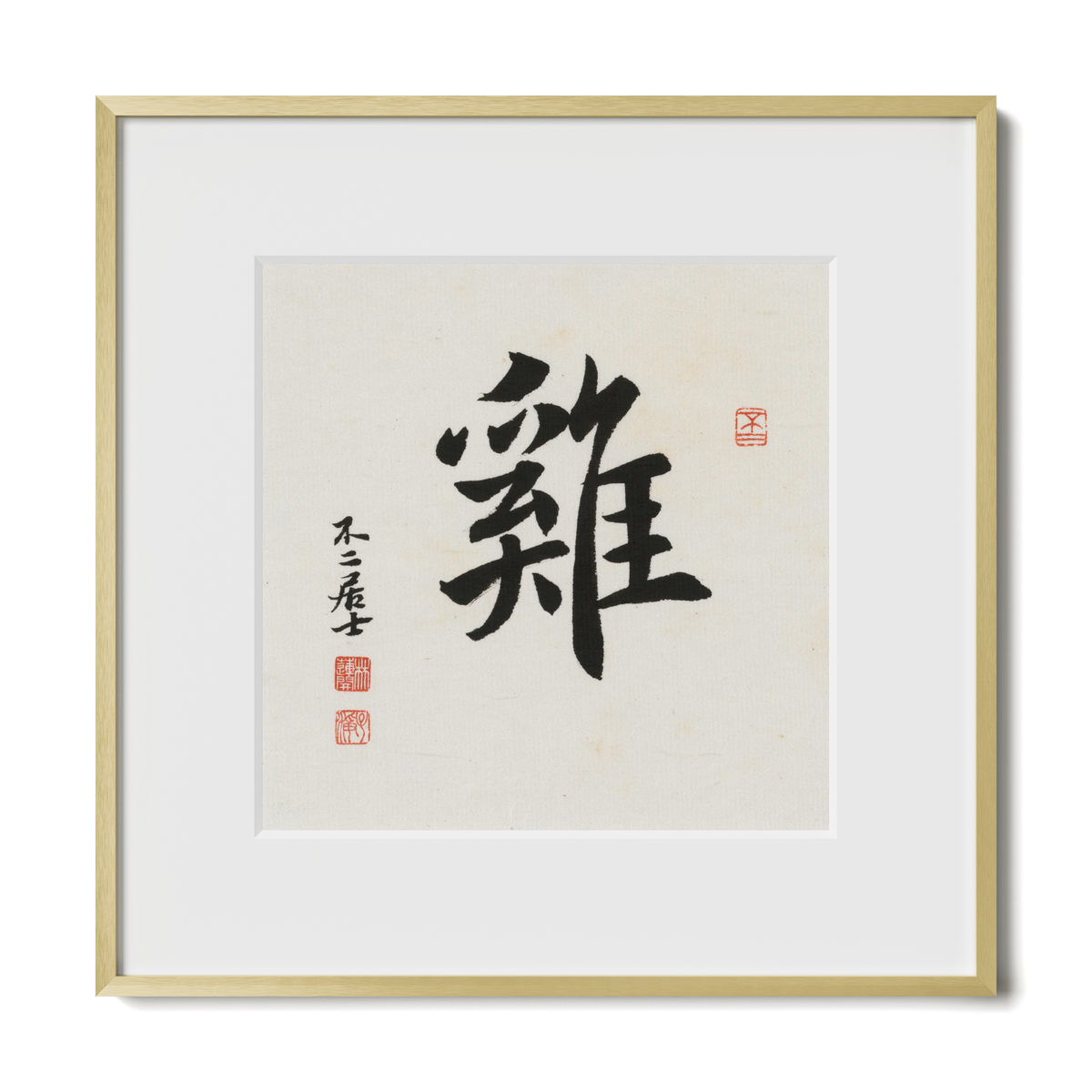 rooster-running-12x12-premium-gold-metal