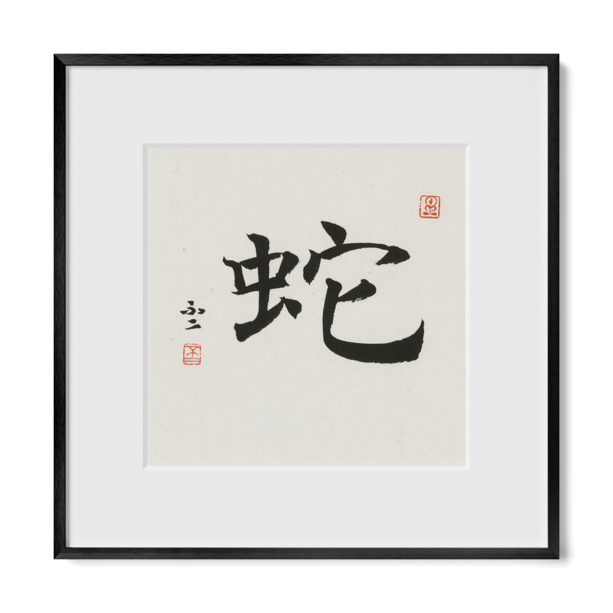 snake-regular-12x12-premium-black-metal